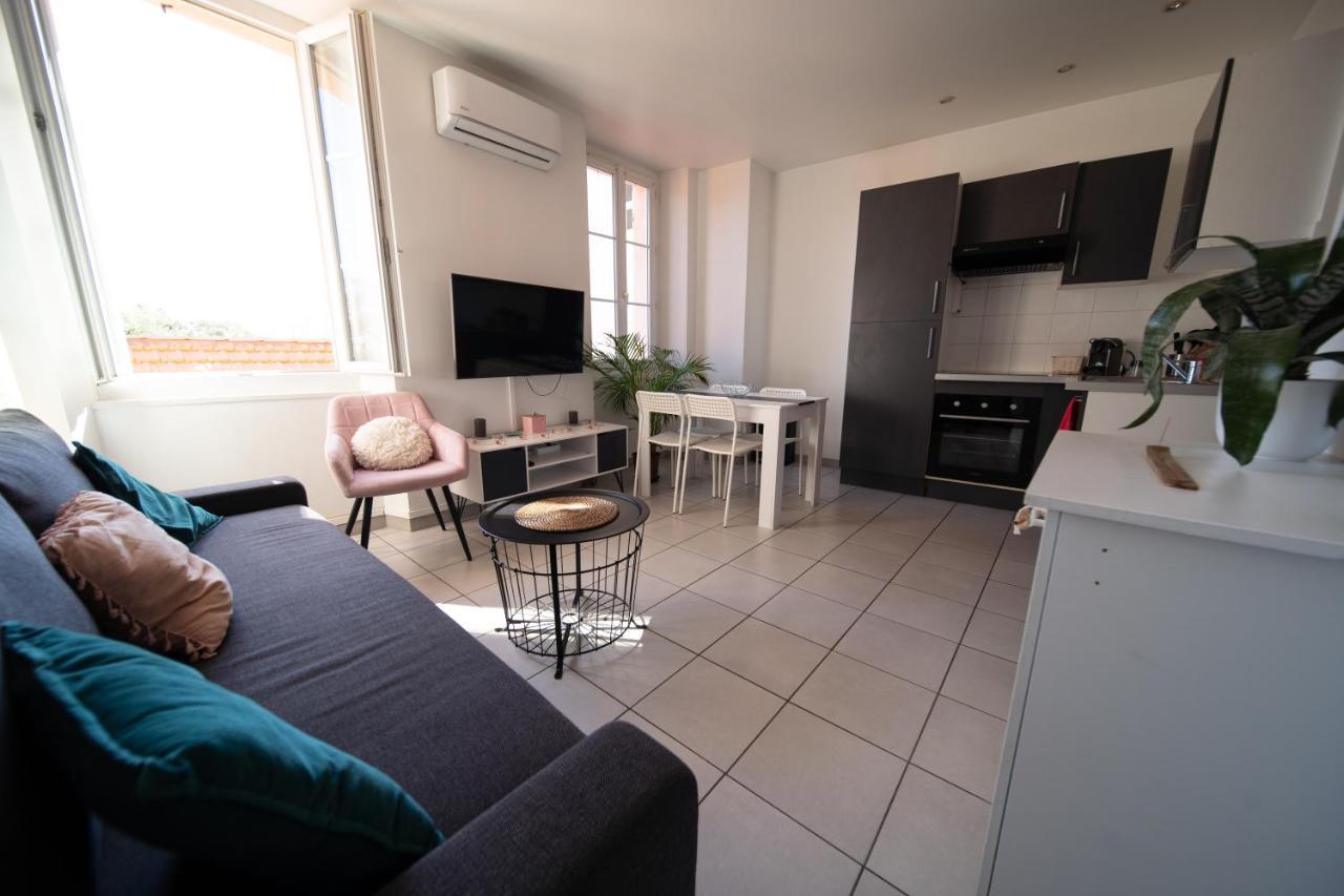 T2 33M2 Climatise - Frejus Centre, Proche Plage ภายนอก รูปภาพ
