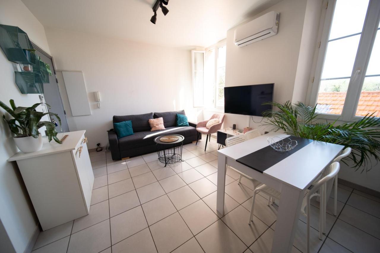 T2 33M2 Climatise - Frejus Centre, Proche Plage ภายนอก รูปภาพ